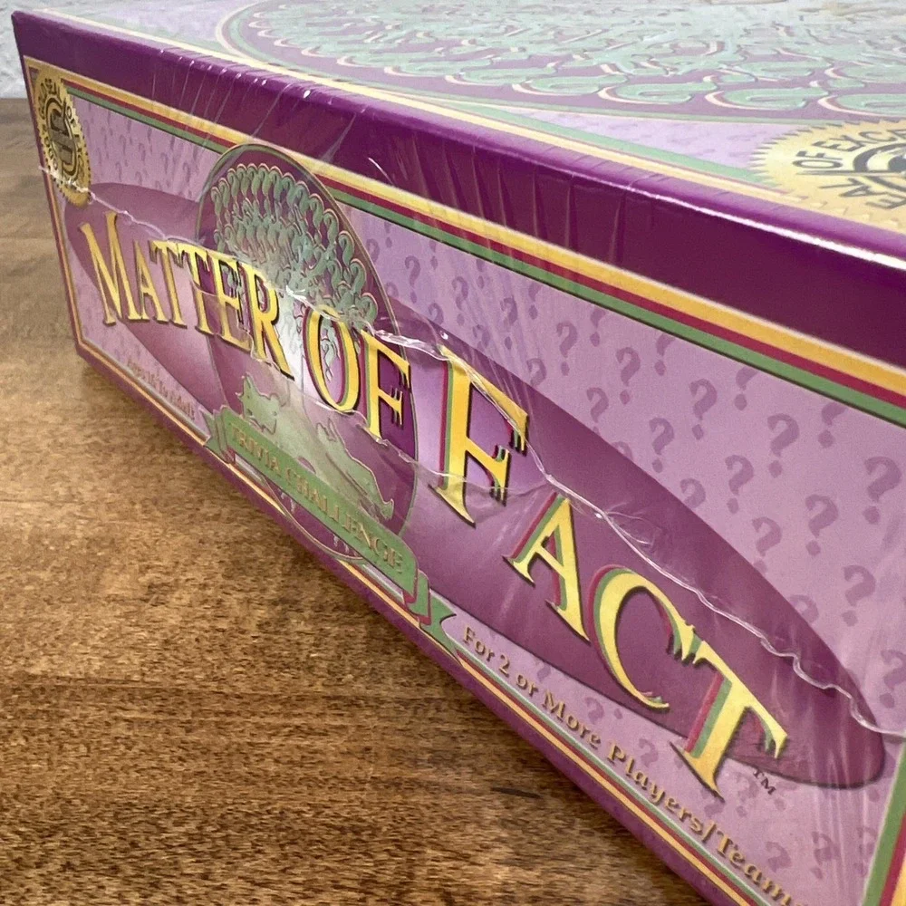 Matter of‎ Fact Trivia Challenge Game Game Development Group Ages 16+ Sealed